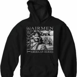 Bewild African American Heroes - Tuskegee Airmen Adult Hoodie Nationality & Ethnic