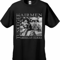 Bewild African American Heroes - Tuskegee Airmen Mens T-shirt Positive Reinforcement
