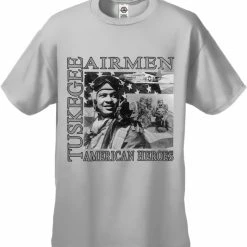 Bewild African American Heroes - Tuskegee Airmen Mens T-shirt Positive Reinforcement
