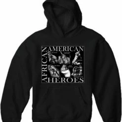 Bewild African American Sports Heroes Adult Hoodie Nationality & Ethnic