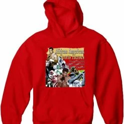 Bewild Nationality & Ethnic African American Sports Heroes Adult Hoodie