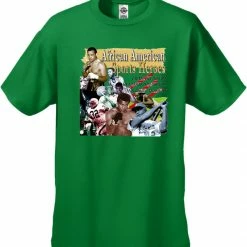 Bewild Nationality & Ethnic African American Sports Heroes Men's T-Shirt