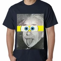 Bewild Comic Con & Gaming Clothing, Video Game Albert Sponge-stein Mens T-shirt