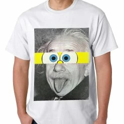 Bewild Comic Con & Gaming Clothing, Video Game Albert Sponge-stein Mens T-shirt