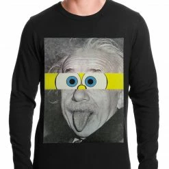 Bewild Cool Funny & Offensive Albert Sponge-stein Thermal Shirt