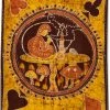 Bewild Tapestries Alice In Wonderland Wall Hang Tapestry & Bedspread (80" X 52")