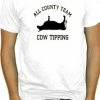 Bewild Cool Funny & Offensive All County Cow Tipping Mens T-Shirt