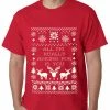 Bewild All I'm Really Asking For Is You Ugly Christmas Mens T-shirt Holiday Prints