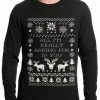 Bewild All I'm Really Asking For Is You Ugly Christmas Thermal Shirt Holiday Prints