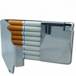 Bewild All In One Cigarette Case With Cigarette Lighter (For Regular Size Only)