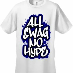 Bewild Cool Funny & Offensive All Swag No Hype Men's T-Shirt