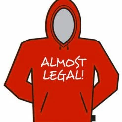 Bewild Almost Legal Hoodie Cool Funny & Offensive