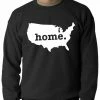Bewild America Is Home Crewneck
