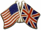 Bewild Lapel Pins American And Great Britian Flags Lapel Pin