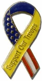 Bewild American Flag Awarness Ribbon Lapel Pin Lapel Pins