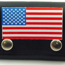 Bewild Wallets & Chains American Flag Genuine Leather Chain Wallet