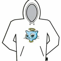 Bewild Angel Kitty Hoodie Cool Funny & Offensive