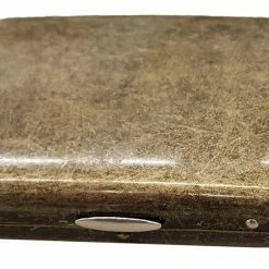 Bewild Cigarette Cases Antique Brass Paisley Cigarette Case (Regular Size Cigarettes)