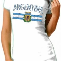 Bewild Argentina Vintage Flag International Girls T-Shirt