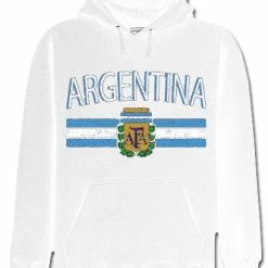Bewild Argentina Vintage Flag International Hoodie Nationality & Ethnic