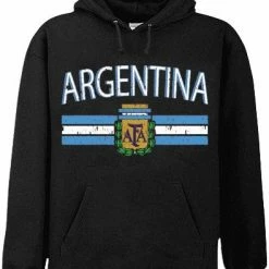 Bewild Argentina Vintage Flag International Hoodie Nationality & Ethnic