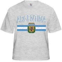 Bewild Argentina Vintage Flag International Mens T-Shirt