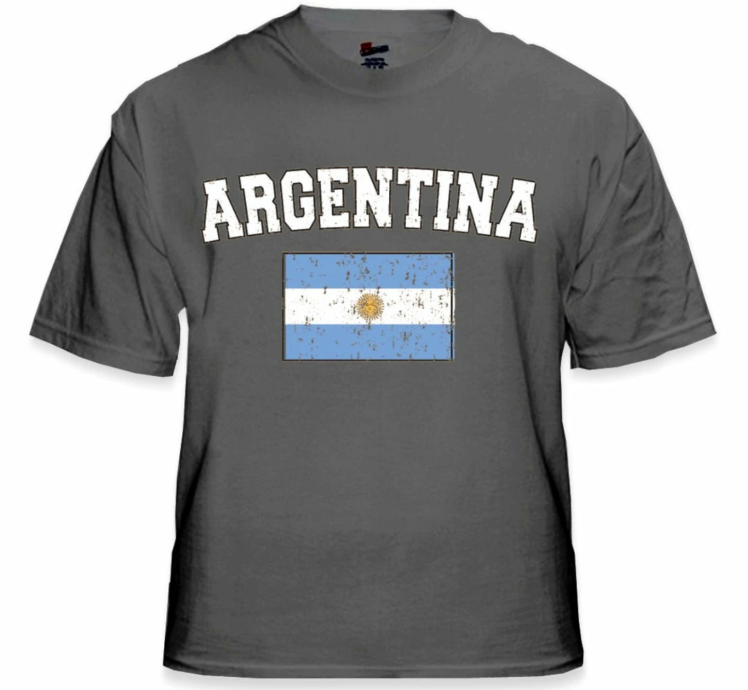 Bewild Argentina Vintage Flag International Mens T-Shirt 8 Bewild Argentina Vintage Flag International Mens T-Shirt