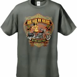 Bewild Ass Gas Or Grass Biker Shirt Biker Style