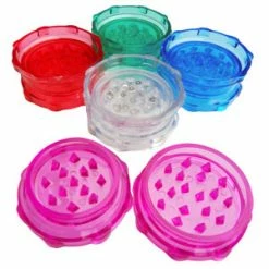 Bewild Herb Grinders - Assorted Economy Acrylic Herb Grinder
