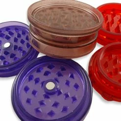 Bewild Herb Grinders - Assorted Economy Acrylic Herb Grinder