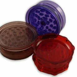 Bewild Herb Grinders - Assorted Economy Acrylic Herb Grinder