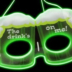 Bewild Assorted Glowing Irish St. Patrick's Day Mask
