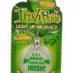 Bewild Assorted Green Light Up Irish St. Patrick's Day Necklace