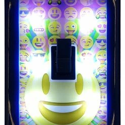 Bewild Assorted Stick-on Super Bright Emoji Wall Switch Night Light
