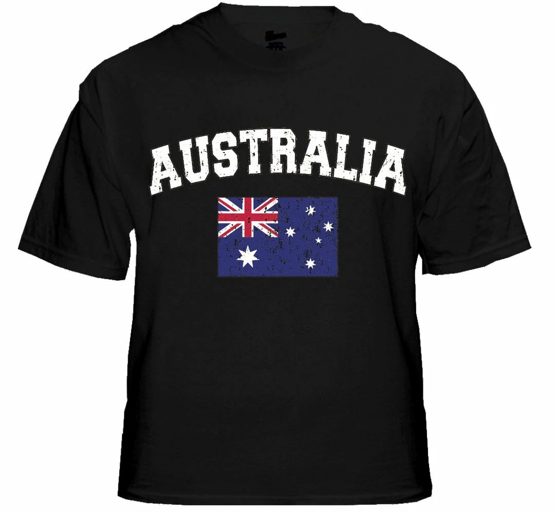 Bewild Australia Vintage Flag International Mens T-Shirt Nationality & Ethnic 9 Bewild Australia Vintage Flag International Mens T-Shirt Nationality & Ethnic