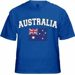 Bewild Australia Vintage Flag International Mens T-Shirt Nationality & Ethnic