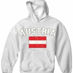 Bewild Austria Vintage Flag International Hoodie Nationality & Ethnic