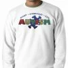 Bewild Positive Reinforcement Autism Awareness - Accept, Understand, Love Adult Crewneck
