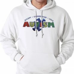 Bewild Autism Awareness - Accept, Understand, Love Adult Hoodie