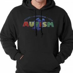 Bewild Autism Awareness - Accept, Understand, Love Adult Hoodie