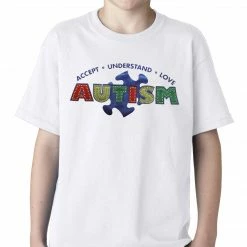 Bewild Autism Awareness - Accept, Understand, Love Kids T-shirt
