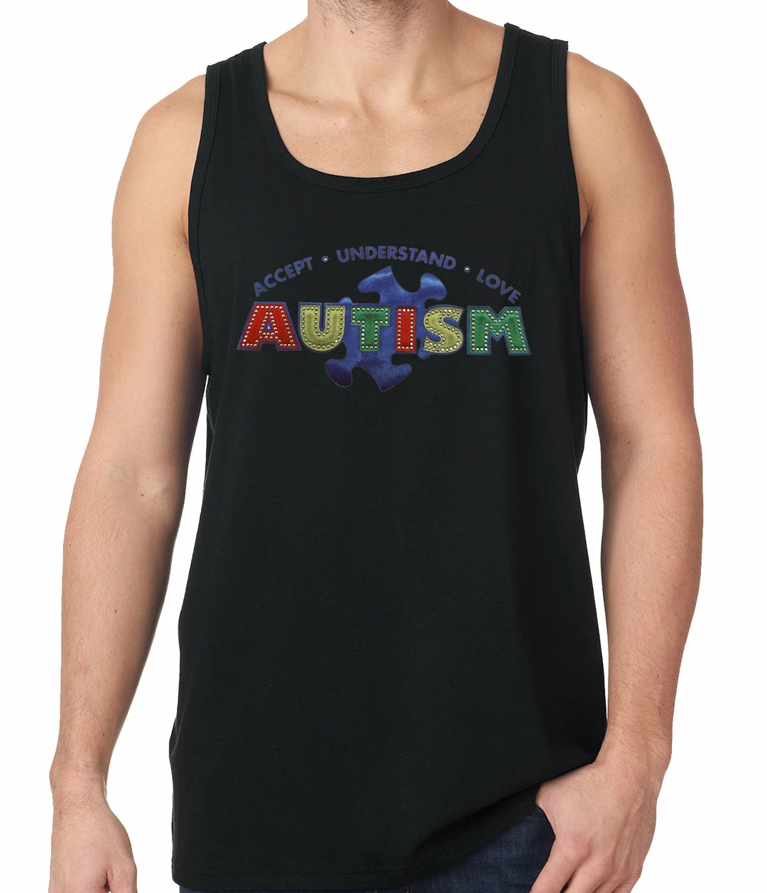 Bewild Positive Reinforcement Autism Awareness - Accept, Understand, Love Tank Top 4 Bewild Positive Reinforcement Autism Awareness - Accept, Understand, Love Tank Top