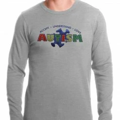Bewild Autism Awareness - Accept, Understand, Love Thermal Shirt