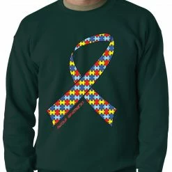 Bewild Autism Awareness Ribbon Crewneck Positive Reinforcement