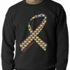 Bewild Autism Awareness Ribbon Crewneck Positive Reinforcement