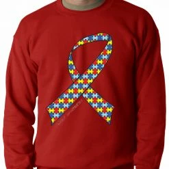 Bewild Autism Awareness Ribbon Crewneck Positive Reinforcement