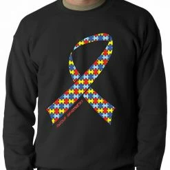Bewild Autism Awareness Ribbon Crewneck Positive Reinforcement