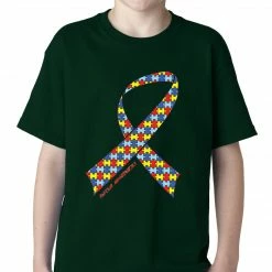 Bewild Autism Awareness Ribbon Kids T-shirt