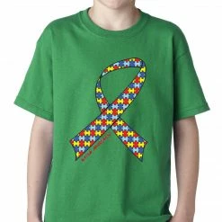 Bewild Autism Awareness Ribbon Kids T-shirt