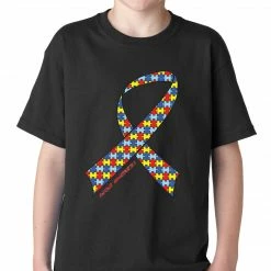 Bewild Autism Awareness Ribbon Kids T-shirt